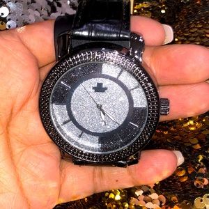 Real diamond luxury watch for men, best gift for him, real, NOT CZ Not Lab Made